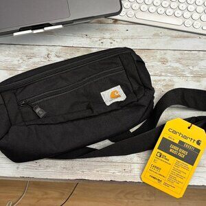 Carhartt Cargo Series black fannypack crossbody pouch cordura canvas NWT